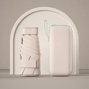 Personalizzazione del regalo ombrello antivento a forma di anello alla moda con porta carte - Product Image 2