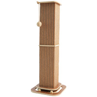Winners-xc Griffoir vertical pour chat en bois massif et liège, durable, résistant aux griffures, peu encombrant, style minimaliste