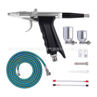 Aérographe à double action avec gâchette, buse de 0,2 mm, outil de peinture portable pour œuvres d'art, fabriqué à Shenzhen