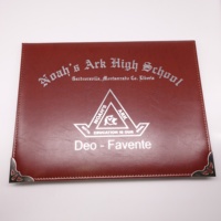 Porte-diplôme de luxe personnalisé en cuir PU, format A5 A4, pour diplôme de taekwondo, cadre de certificat, couverture de certificat, porte-diplôme