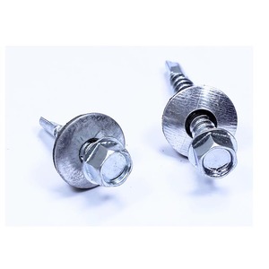 Carbon Steel Self-drilling <b>Screw</b> Metal Hex Head <b>Screw</b> Drill Point / Drill Tip Steel EPDM Cladding Roofing <b>Screw</b> - Product Image 3