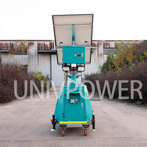 Torre di sorveglianza della macchina fotografica del CCTV della via dell'argano elettrico Mobile portatile di energia solare - Product Image 3