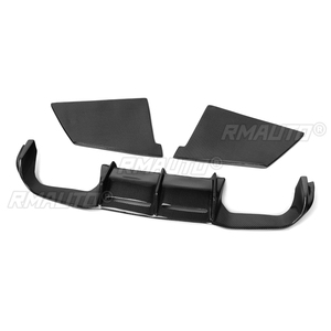 M2 Carbon Fiber Car Racing Rear Bumper Diffuser Lip Spoiler Bumper Aprons <b>Splitters</b> for BMW 2 Series F87 M2 M2C 2014-2019 - Product Image 2