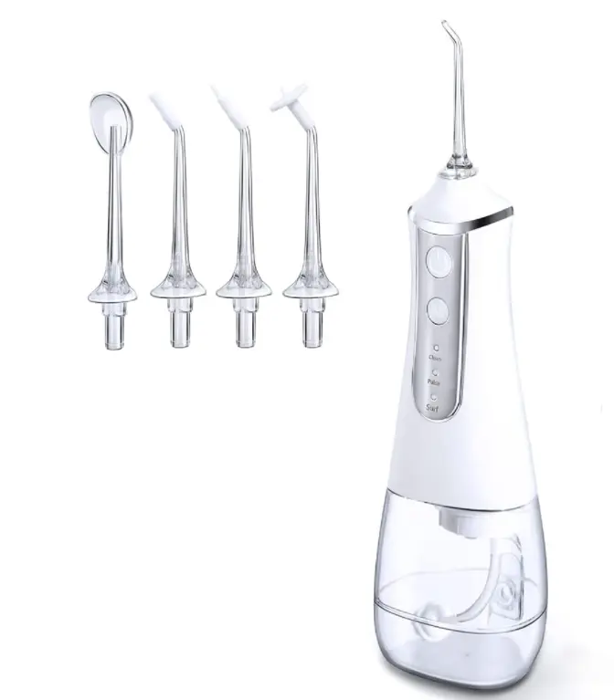 Cordless Water Flosser Teeth Cleaner Oral Irrigator Dental Pick by Removes Plaque and Improves Gum Health Whitens Teeth Stains