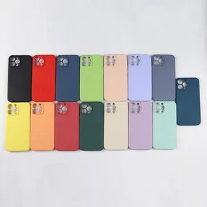 Wholesale Luxury Silicone Tpu Shockproof Back Cover Phone Case For iPhone 13 12 11 Mini Pro Max XR XS X Mobile Coque