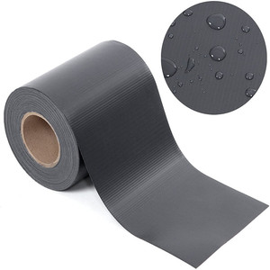 Tela de PVC gris oscuro para valla, 0,19x35m, 50m, 70m, enrejado de privacidad, marco de PVC, presión natural, modelado 3D disponible - Product Image 6