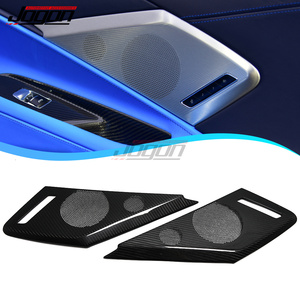 Pour Chevrolet <span class=keywords><strong>Corvette</strong></span> C8 Stingray Sports 2020-2025, garnitures en fibre de carbone véritable, kits extérieurs et intérieurs, accessoires pour haut-parleurs de porte - Product Image 2