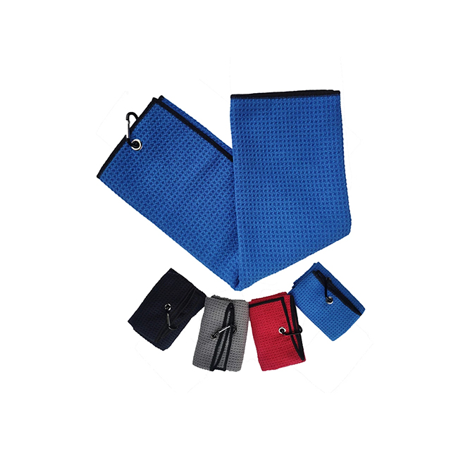 Лидер продаж, Вафельное полотенце для гольфа с индивидуальным принтом, набор кистей для гольфа, полотенце для гольфа