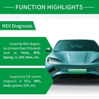 Herramienta de Diagnóstico Inalámbrica Bluetooth C80 EV para Vehículos Eléctricos y PHEV, Sistema Completo BMS, Detector de Voltaje y Temperatura de Celdas Individuales