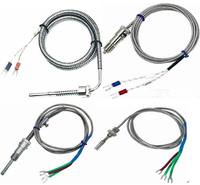 Tipo de sonda de 6mm Sensor de alta temperatura de inmersión industrial rápida Termopar K Termopar tipo K aislado mineral