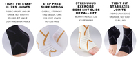 Conrida New Design Fitness High Elastic Brace Respirant Ankle Support Sleeve Pour Hommes Et Femmes