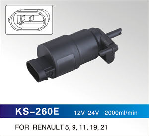 KS-260E OE qualité <span class=keywords><strong>prix</strong></span> de gros usine 2000 ml/min <span class=keywords><strong>pare</strong></span>-<span class=keywords><strong>brise</strong></span> 12V 24V laveuse pompe de pulvérisation pour <span class=keywords><strong>Renault</strong></span> 5,9,11,19,21 - Product Image 2