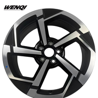 Jantes en alliage léger pour conduite en ville, 16-20 pouces, 4x100 PCD, noires, pour Mini Cooper Fiat 500