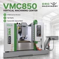 Centre d'usinage vertical CNC haute précision VMC850 pour travaux lourds avec broche BT40, broche simple, commande GSK, 380V