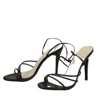 Collection Été 2025 – Sandales à Talons Aiguilles Sexy à Bride Croisée pour Femmes Grandes Tailles, Modèle à Enfiler, Idéales pour l'Export