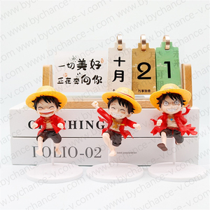 Figurine de <span class=keywords><strong>pirate</strong></span> garçon d'aventure anime, personnage japonais emblématique, jouet Gacha en gros pour boutique de détail, cadeau pour enfants, décoration de bureau - Product Image 4