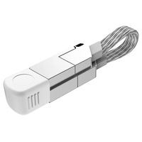 RWINEL Original PD60W Câble de charge rapide et de transfert de données pour téléphone portable, six-en-un, en alliage de zinc, avec porte-clés magnétique, modèle WD-CT2301