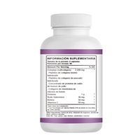 Capsules de collagène hydrolysé de marque privée, peptides de collagène de types I, II, III, V, X, complexe de collagène pour soutenir les cheveux, la peau et les ongles des femmes