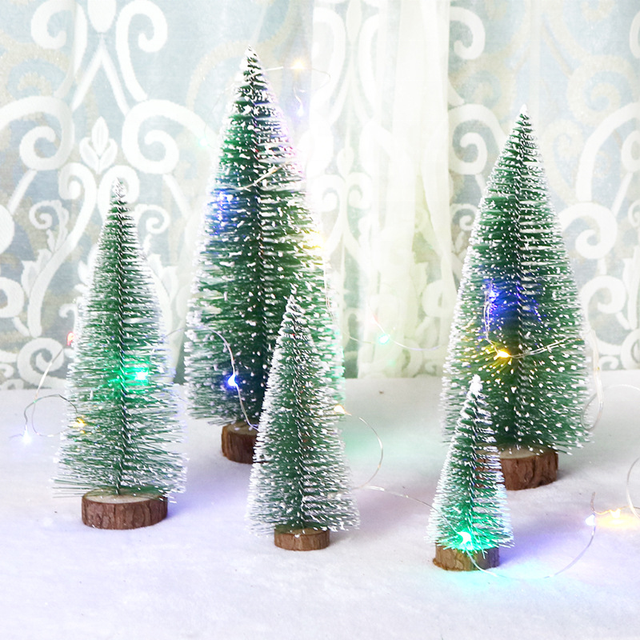 Factory Direct Sale Various Good Quality Wooden Christmas Tree Mini Christmas Tree Light