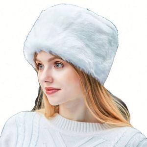 Wholesale Men Women Winter New Plush <b>Hat</b> European American Fashion Warm Thickened Faux Fur <b>Hats</b> - Product Image 4