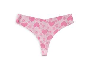 Braguitas Sexys para Mujer, Transpirables, con Estampado Floral Digital, Diseño de Corazones y Letras, Sin Costuras, de Cintura Baja, para Yoga, Tallas S-XL - Product Image 6