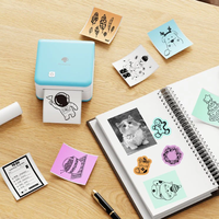 Imprimante thermique de photos miniatures Phomemo M02Pro 300 dpi, imprimante d'autocollants, pas besoin d'encre pour l'impression de photos, notes d'étude, cartes DIY