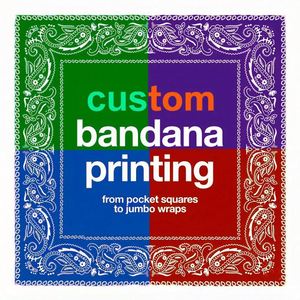 Bandana en coton écologique en gros, bandana pas cher pour les cheveux, le cou et les poignets - Product Image 1