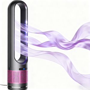 Purificatore d'aria senza lamelle <span class=keywords><strong>portatile</strong></span> da 42 pollici <span class=keywords><strong>condizionatore</strong></span> d'aria senza foglie per camera da letto a casa, Garage e ufficio - Product Image 1