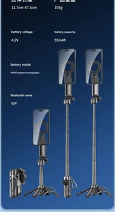 Soporte Magnético Autoadhesivo para Teléfono, Anillo Metálico Plegable para <span class=keywords><strong>iPhone</strong></span> con Soporte Ajustable para Transmisión de Video - Product Image 5