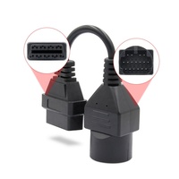 Conector OBD2 en Oferta, Compatible con Mazda, Adaptador de Diagnóstico de 17 Pines a 16 Pines, Conector Hembra, Cable para Auto