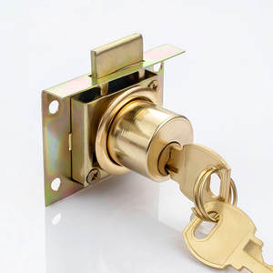 Blj गोल्डन 808 ऑफिस फर्नीचर लॉक सिलेंडर डेस्क दराज और कैबिनेट दरवाजा लॉक - Product Image 4