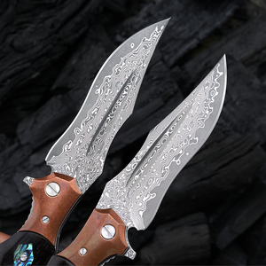 Độ cứng cao và chất lượng cao Damascus thép mun xử lý có thể được sử dụng như một bộ sưu tập tinh tế và một món quà cho nam giới - Product Image 4