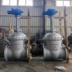 DN600 tiêu chuẩn Nga wcb mặt bích kim loại kín nêm Van cổng đường kính lớn đúc thép Van cổng - Product Image 4