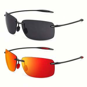 Gafas de Sol Polarizadas sin Montura TR90 Ultraligeras con Protección UV400 para Conducir, Deportes al Aire Libre y Pesca, para Hombre y Mujer - Product Image 1