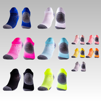 Chaussettes de sport basses pour hommes, personnalisées OEM, à séchage rapide, élastiques, en nylon, pour l'entraînement estival