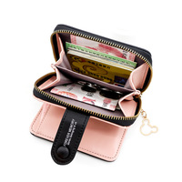 Dompet Pendek Wanita Harga Murah, Dompet Resleting Motif Cinta, Tas Kartu Wanita Bahan PU, Produsen Grosir