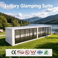Villa Contenedor Ecológica de Paquete Plano con Vista Panorámica de 270 Grados y Sistema Solar Integrado para Oportunidades Inmobiliarias en Resorts Costeros