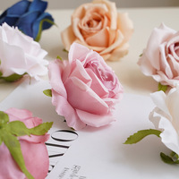 Têtes de fleurs artificielles en soie Dole (moulage par injection) pour décorations de mariage en gros, mur de fleurs DIY, boîte cadeau