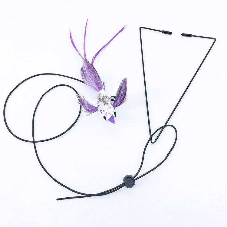 Pájaro de hoja morada