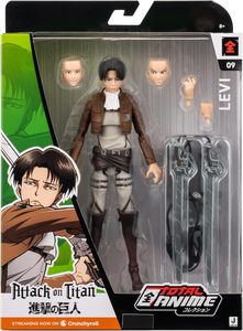 Action Figure <span class=keywords><strong>Anime</strong></span> <span class=keywords><strong>Levi</strong></span> da 6,5 Pollici in PVC con Visi Intercambiabili e Mani e Armi Alternative - Product Image 2