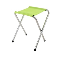 Tabouret de camping pliant moderne, léger et portable, en métal, avec assise en tissu Oxford, chaise pliante carrée pour jardin et extérieur