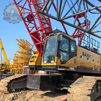 Grue sur chenilles SANY SCC850A6 d'occasion, matériel de construction d'occasion, bonnes performances de levage pour les projets lourds