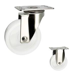Huarui High Quality 3 4 5 Zoll Edelstahl Medium Duty Nylon Material Lenkräder für Möbel - Product Image 2