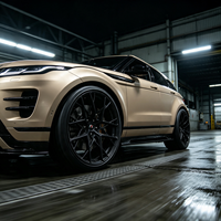 Moyeux de roue forgés intégrés en toile tissée, directement de l'usine, 18-24 pouces, PCD ET CB personnalisés pour Porsche 718 Land Rover Range Rover