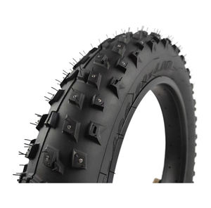 Pneus cloutés 20x4.0 26x4.0 pour vélos de neige, vélos électriques tout-terrain, pneus d'hiver en caoutchouc à crampons - Product Image 1