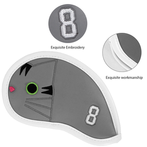 Funda Protectora para Cabeza de Putter de Golf, de Cuero PU Bordado Impermeable, Marca OEM, Estilo Popular, Personalizable - Product Image 2