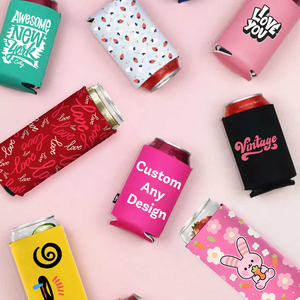 Tùy chỉnh mập mạp chủ bia coozies với logo Slim chai trống cách điện Neoprene thăng hoa có thể mát tay áo - Product Image 1