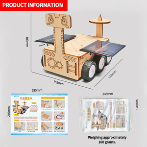 Giocattoli Scientifici Solari Più Venduti, Kit Educativo Spaziale Fai-da-<span class=keywords><strong>Te</strong></span> in Legno, Modello di Rover <span class=keywords><strong>per</strong></span> Esplorazione di Marte <span class=keywords><strong>per</strong></span> Bambini - Product Image 5