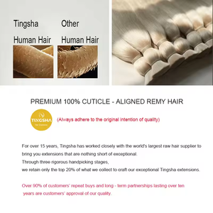 Extensions di <span class=keywords><strong>Capelli</strong></span> <span class=keywords><strong>Veri</strong></span> Umani all'Ingrosso dalla Fabbrica, Weft Invisibile con Nastro Adesivo in PU, Tape Lungo di <span class=keywords><strong>Capelli</strong></span> Remy Grezzi Naturali Vietnamiti - Product Image 6