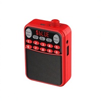 Radio numérique portable et haut-parleur avec écran, carte TF, lecteur USB, radio FM, batterie rechargeable 5.0 pour une utilisation en extérieur